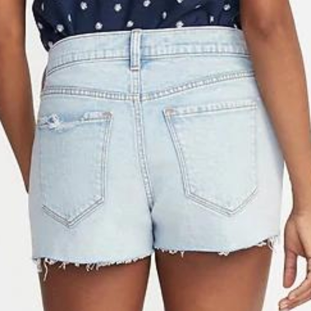 Distressed Boyfriend Jean Cut-Off Shorts for Women - Picture 4 of 4